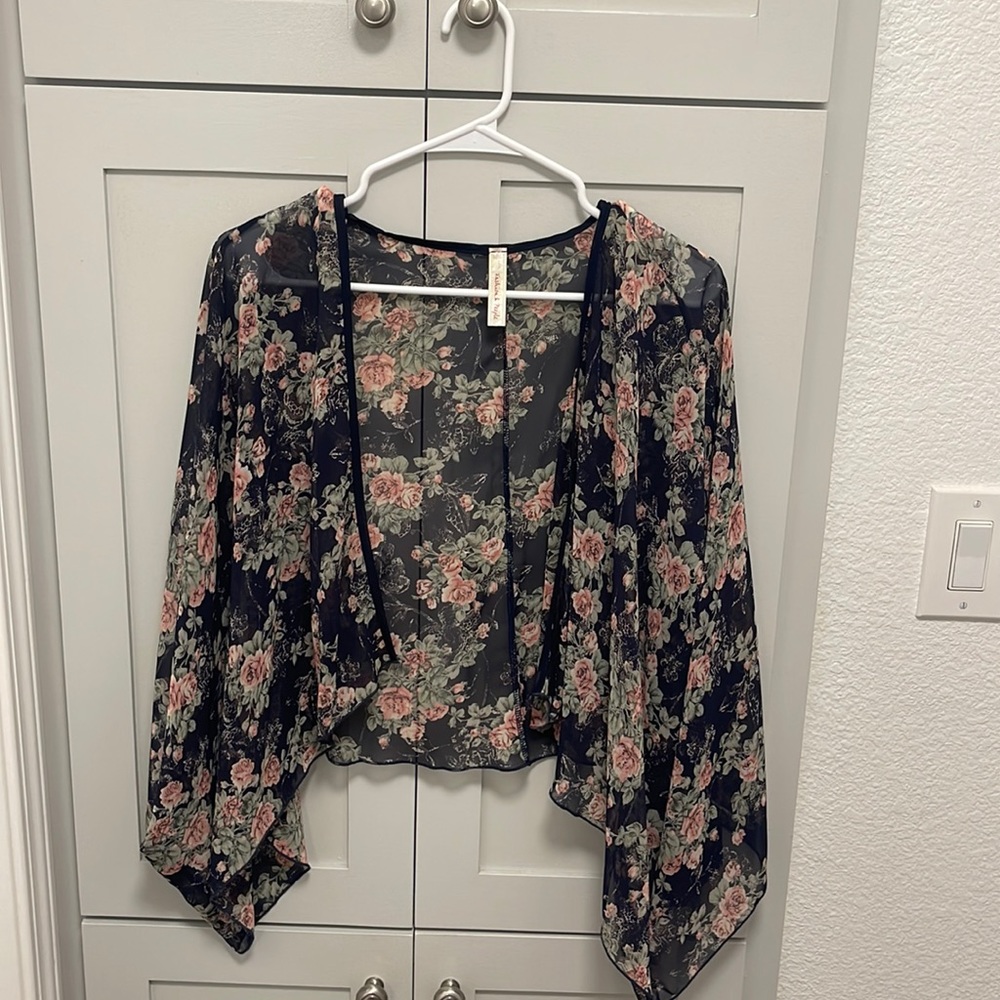 Floral cardigan